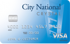 City National Crystal® Visa Infinite® Credit Card photo