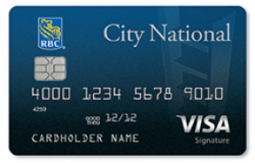 City National Visa Signature® Credit Card photo