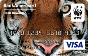 World Wildlife Fund Credit Card from Bank of America photo