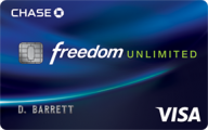 Chase Freedom Unlimited® credit card photo